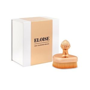 Eloise Beauty Rose Gold Mini Tear Drop Brush